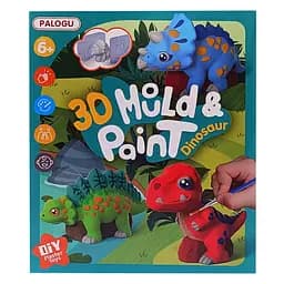 Набор для творчества Гипсовая раскраска "Dinosaur" S138-31 гипс, формы, краски