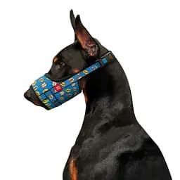 Намордник для собак Waudog Nylon ВАУ, пластиковий фастекс №4 (35-43 см) (5383) - мініатюра 3
