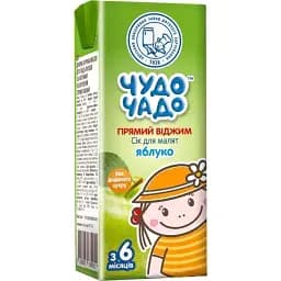 Упаковка соку Чудо-чадо Яблуко 3.6 л (200 мл x 18 шт.) - мініатюра 3