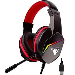 Ігрові навушники Jedel GH269 з мікрофоном RGB 7.1 Channel Black-Red