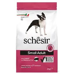 Сухий монопротеиновий корм Schesir Dog Small Adult Ham для собак малих порід, свинина і ветчина, 2 кг (8005852150134)