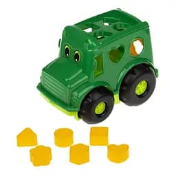 Сортер-автобус "Бусик" №1 Colorplast 0244 Зелений