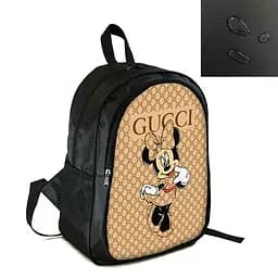Рюкзак міський/шкільний 38×28см з принтом Міккі Маус дитячий, підлітковий, спортивний (4196)