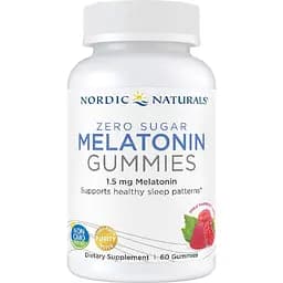 Аминокислоты Nordic Naturals Мелатониновые жевательные конфеты со вкусом малины 1.5 мг 60 шт.