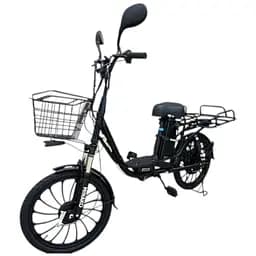 Електровелосипед Minako U20" 800W 48V 18Ah + вантажний посилений багажник чорний