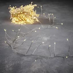 Гирлянда-кластер Luca Lighting Струна 20 м теплый белый, серебряная (8718861852684)