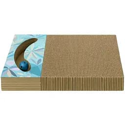 Дряпка Trixie для котів із двома кульками та котячою м'ятою картонна 38х5х30 см [CD]