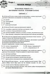 Фізика 8 клас. Перевірка предметних компетентностей - мініатюра 2