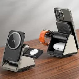 БЗП Borofone BQ30 Wide 3in1 15W Metal gray - мініатюра 8