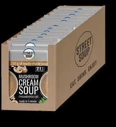 Крем-суп грибний швидкого приготування Street Soup у саше, набір 28 шт.
