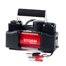 Компрессор автомобильный Storm Bi-Power 10Атм 85л/мин 360Вт двухцилиндровый(20400)