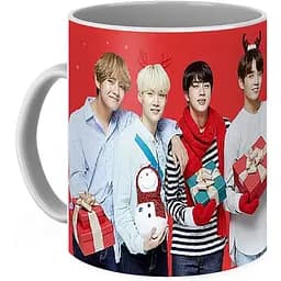 Кружка GeekLand BTS 방탄소년단 - MERRY CHRISTMAS!!! BTS 02.65 330 мл белая