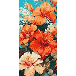 Набір для розпису ArtCraft Гібіскус 40 x 80 см (13073-AC)