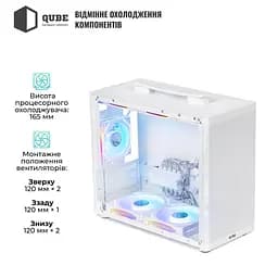 Корпус QUBE BRING ARGB White (BRING_GWNU3) Без БП - мініатюра 8