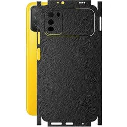 Защитная пленка StatusSKIN для Xiaomi Poco M3 Корпус Винил Кожа черная