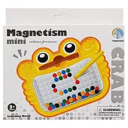 Дитяча магнітна мозаїка Bambi YM-80 дощечка, паличка