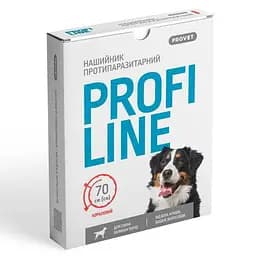 Ошейник ProVET Profiline для больших пород собак 70 см коралловый инсектоакарицид