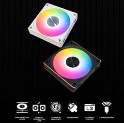 Вентилятор Lian Li Uni Fan CL Wireless Reverse Blade (G99.12RCL1W1W.00) White - мініатюра 6
