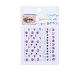 Косметика Наліпки-стрази, на листі, 10.5-16 см (В асортименті)