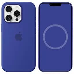 Чохол Epik Silicone case AAA with Magsafe and Animation для Apple iPhone 16 Pro 6.3 Ultramarine