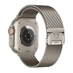 Ремінець ArmorStandart Milanese UltraLock для Apple Watch 49/46/45/44/42 (Series 1-3) Titanium (ARM88958) - мініатюра 2