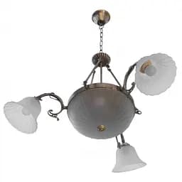 Люстра подвесная Brille классическая E27 60W BZ (BKL-435S/5)