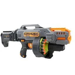 Автомат ZC 7138, сірий, акумулятор 3.7V, 40 м'яких патронів, автоматична стрільба