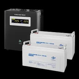 Комплект резервного питания LP (LogicPower) ИБП + мультигелевая батарея (UPS W1500 + АКБ MG 2880Wh)