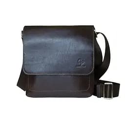 Шкіряна чоловіча сумка через плече GRANDE PELLE 24х24 см nsa0001289