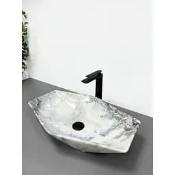 Умивальник VBI Venezia S granit gloss накладний VBI-012402, Мармур