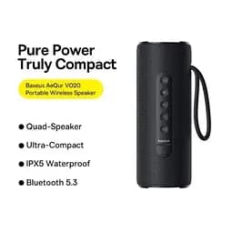 Портативна акустика Baseus AeQur VO20 Portable Wireless Speaker бездротова (A20067900117-00) - мініатюра 3