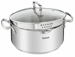Tefal Набір посуду Duetto Plus, 10 предметів, нержавіюча сталь, скло G719SA55 - мініатюра 3