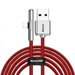 Кабель Baseus Iridescent Lamp HW Flash USB 3.1 AM - Lightning M 2 метра CAL7C -B09 90 градусов штекер