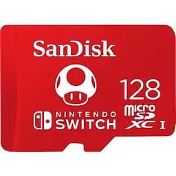 Карта памяти SanDisk microSDXC 128 GB A1 UHS-I Ultra для Nintendo Switch (SDSQXAO-128G-GNCZN) [95514]