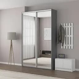 Шафа-купе Idea серія 1 150 x 60 x 240 см Антрацит Дзеркало