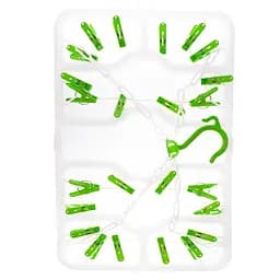 Сушарка Offtop, 24 прищіпки, зелений (862029)