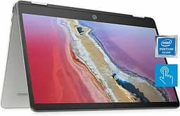 Ноутбук HP Chromebook x360 14" HD Touch 4/64GB N5000 (14a-ca0022nr) Silver Seller Refurbished