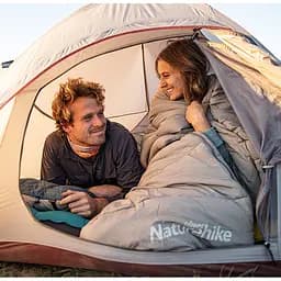 Спальний мішок з капюшоном Naturehike M300 NH20MSD02, зелений, правий - мініатюра 12