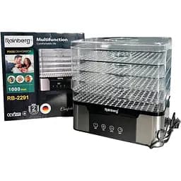 Электрическая сушилка для овощей и фруктов Rainberg RB-2291 Food Dehydrator Multifunction 1000W