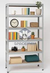 Стелаж металевий 210×80×40 оцинкований самозбірний SPACEMAX 6