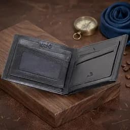 Чоловіче горизонтальне портмоне Tony Perotti з натуральної шкіри RFID захистом 3538+rfid nero (90371) Чорне - мініатюра 5