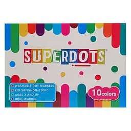 Детские точечные маркеры Bambi 35509, 10 цветов по 60 мл