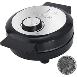 Вафельниця кругла для тонких та товстих вафель Lexical 2404 з антипригарним покриттям 1000 Вт