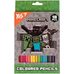 Цветные карандаши Yes Minecraft. Heroes 18 шт. (290732)
