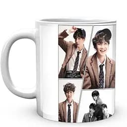 Кружка GeekLand Bangtan Boys BTS SUGA Мин Юнги Коллаж CP 04.478.280 330 мл белая