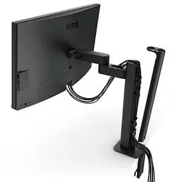 Монітор TFT 27" BenQ PD2706UA, 4K UHD, IPS, 99% sRGB, HDR10, HDMI, DP, USB-C, USB-hub, HAS, колонки (9H.LLKLB.QEE) - мініатюра 4