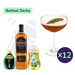 Коктейль Belfast Derby (набір інгредієнтів) х12 на основі Bushmills Black