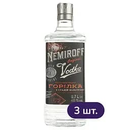 Водка особенная Nemiroff Originals 40% 2.1 л (3 шт. х 0.7 л)