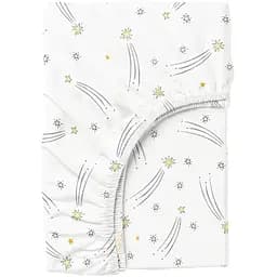 Простирадло Cosas на резинці 90х200 fireworks, жовтий (FireworkYellowWhite_90x200x20)