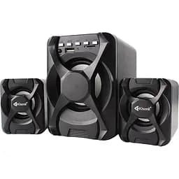 Комп'ютерні колонки Kisonli U2500BT 2.1 Bluetooth AUX Black